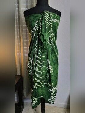 Sea Turtle Sarong Cover Up One Size #0415